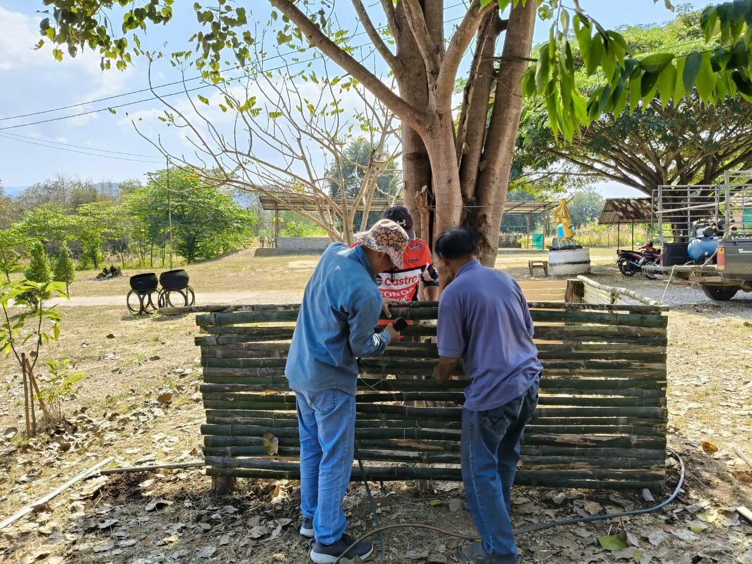 อำเภอแม่เมาะ ดำเนินโครงการ “วัด ประชารัฐ สร้างสุข”