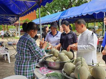 สพอ.แม่เมาะ : ร่วมโครงการ "ไทยช่วยไทย" ลดภาระค่าครองชีพ  ครั้งที่ 4