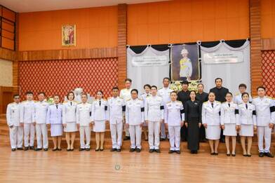 สพอ.แม่เมาะ : ร่วมพิธีถวายน้ำสรงพระศพเบื้องหน้าพระรูป สมเด็จพระเจ้าลูกเธอ เจ้าฟ้าพัชรกิติยาภา นเรนทิราเทพยวดี กรมหลวงราชสาริณีสิริพัชร มหาวัชรราชธิดา“