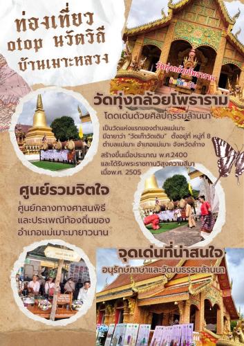 พช.แม่เมาะ : ประชาสัมพันธ์ "หมู่บ้านท่องเที่ยว OTOP นวัติวิถี" บ้านเมาะหลวง หมู่ที่ 8 ตำบลแม่เมาะ