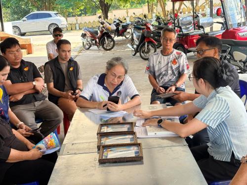 พช.แม่เมาะ : ลงพื้นที่เตรียมความพร้อมพิธีแลกเงินพระราชทานขวัญถุงกองทุนแม่ของแผ่นดิน ประจำปี 2569
